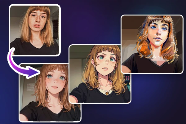 Different Style Selfies Example 2