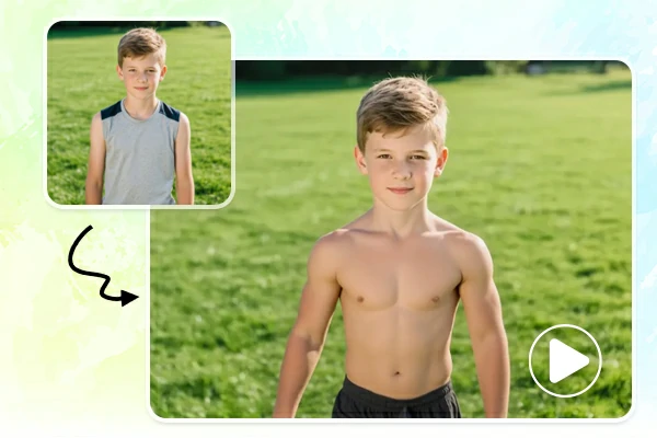 แปลงภาพถ่ายเด็กให้เป็นวิดีโอกล้ามเนื้อด้วย AI