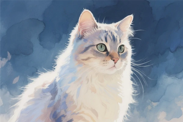 Exemplo de imagem de gato AI 1