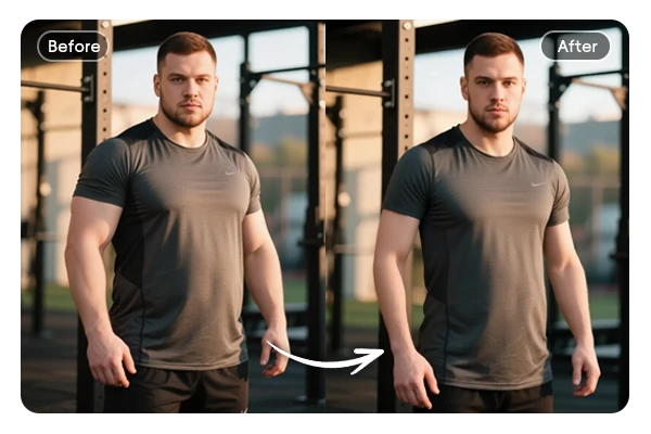 KI-generiertes hochwertiges dünneres Körperfoto