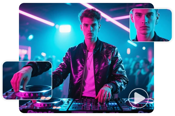 AI DJパフォーマンス