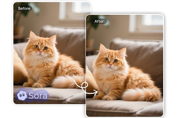 Eliminación de marcas de agua de Sora