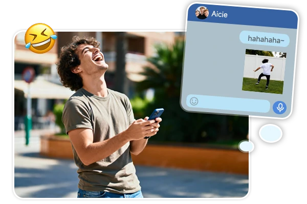 Meme de twerk com IA para compartilhar em conversas