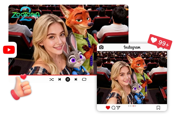 Ideas y consejos creativos para fotos grupales de Zootopia 2