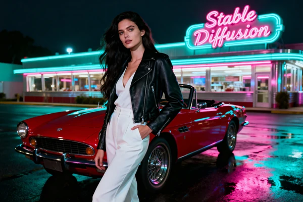 Stable Diffusion 3.5によるフォトリアルなAI生成画像