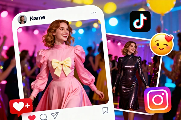 Change outfits with AI and share it on social media