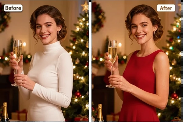 ลองเสื้อผ้า