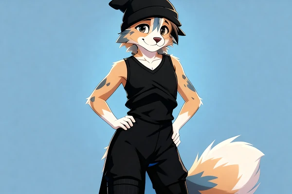 A Furry Femboy Character