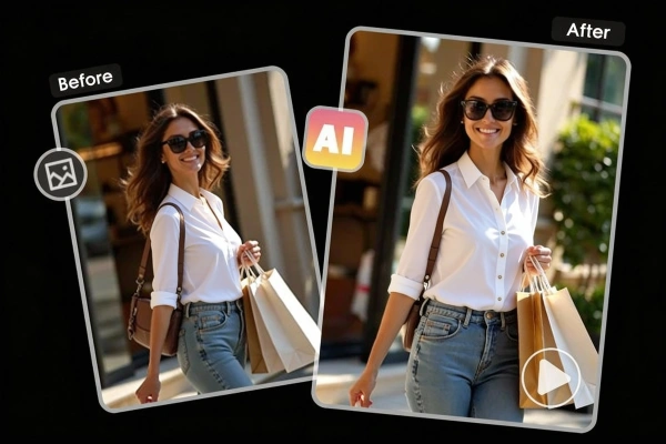 Konvertiere ein Bild in eine Animation mit KI