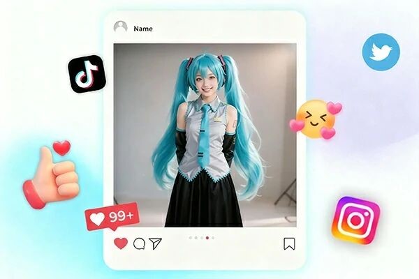 Share Cosplay on Social Media