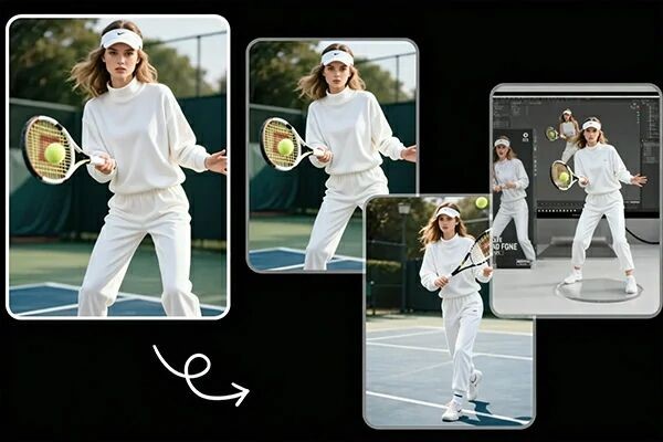 AI consistently edited image