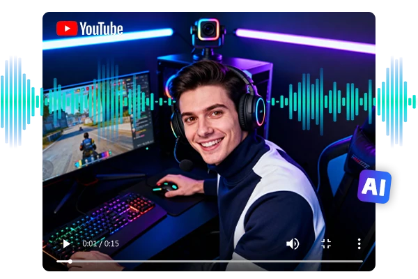 Immagine con logo audio