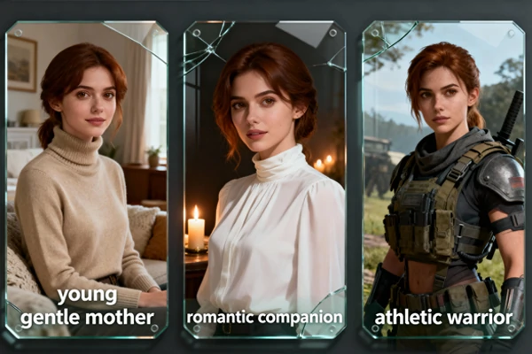 Anima AI mit verschiedenen Beziehungsdynamiken