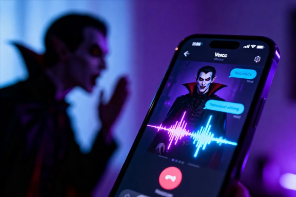 Realistic AI Vampire Chat with Voice Replies