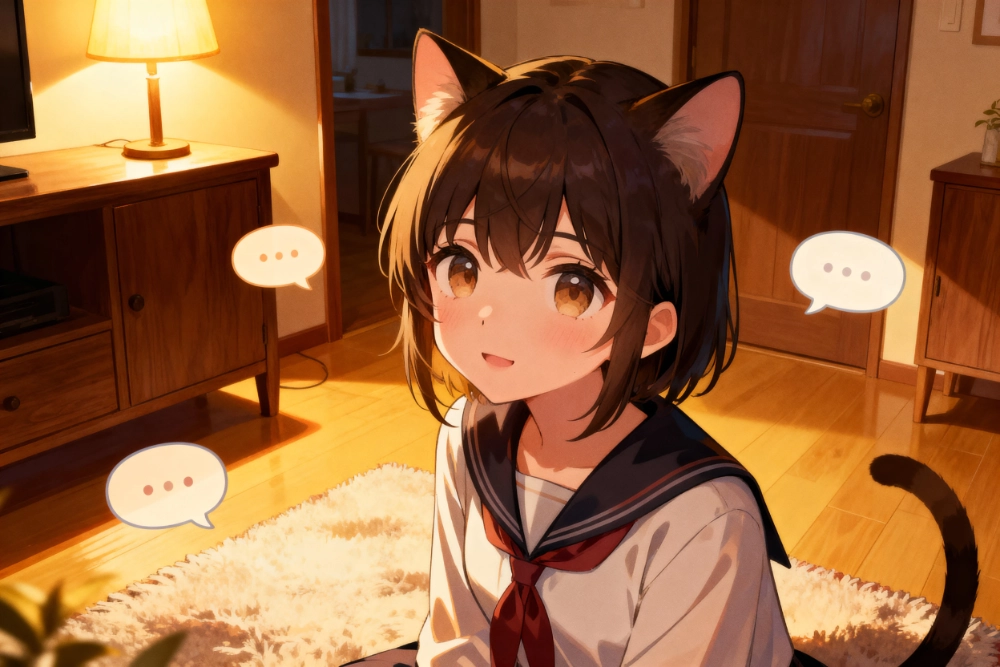 Cute Cat Girl Chat Online