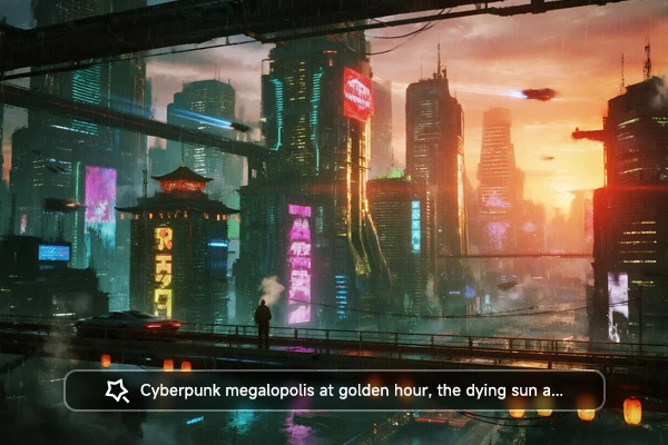 OpenClaw text-to-image mode showing prompt input with no image upload and AI-generated artwork result