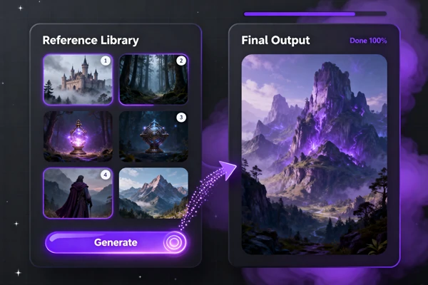 OpenClaw multi-image editing mode with multiple uploaded photos being combined into one AI-generated output