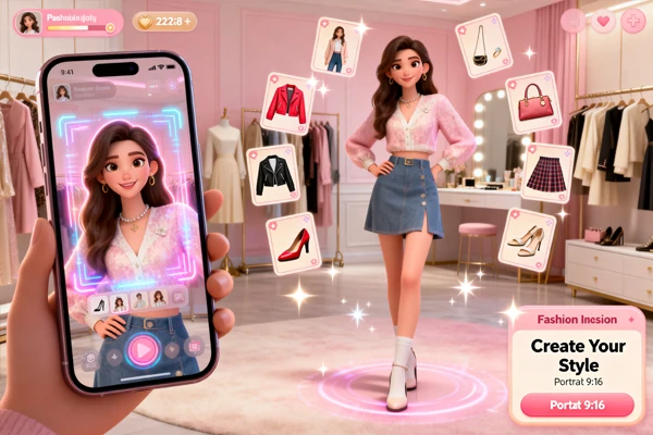 Upload a Photo to Start Dress Up Game