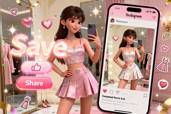 Saveable AI Outfit Preview