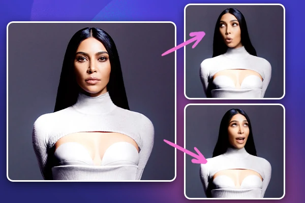 before and after comparison of two sets of images