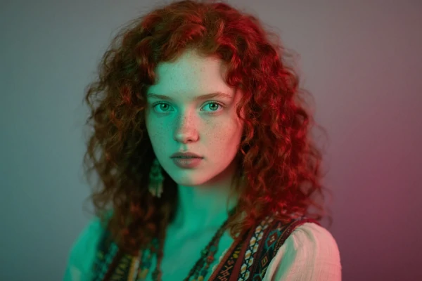 Retrato realista de IA