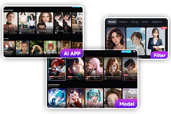 Hundreds of Models and Styles