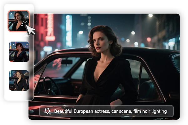 Convert text to image using AI
