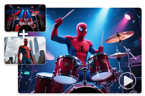 Convierte imágenes de referencia en un video de IA