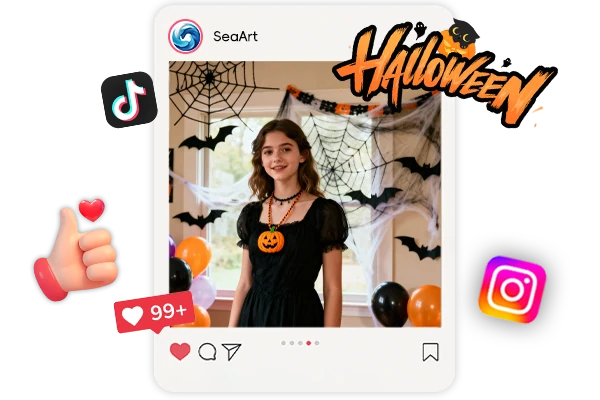 Share AI Halloween Image