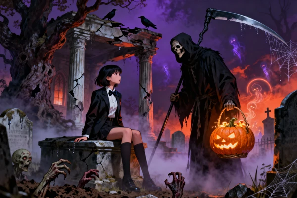 AI-Generated Halloween Art - Example 2