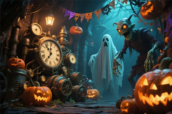 AI-Generated Halloween Art - Example 3