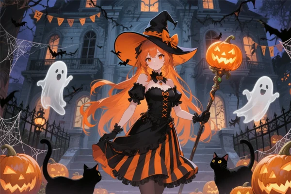 AI-Generated Halloween Art - Example 1