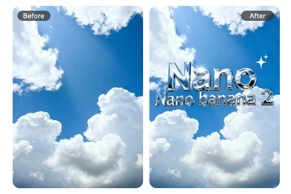 Imagen AI generada por Nano Banana con renderizado de texto