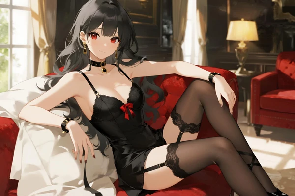 Chica asiática sexy generada por IA