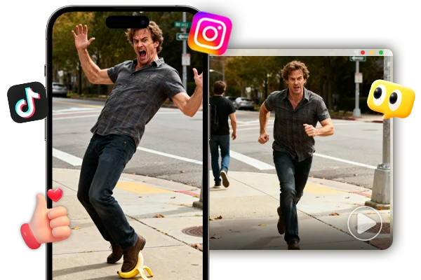 Export HD running videos for social media