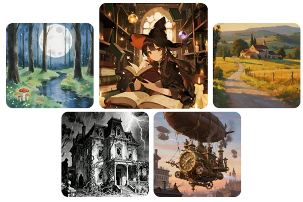 Various AI Illustrations