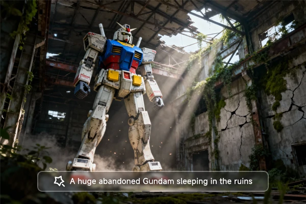 Text to Gundam AI Image