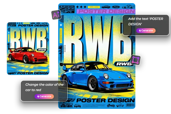 Create a Poster on Canvas with Advanced AI Model