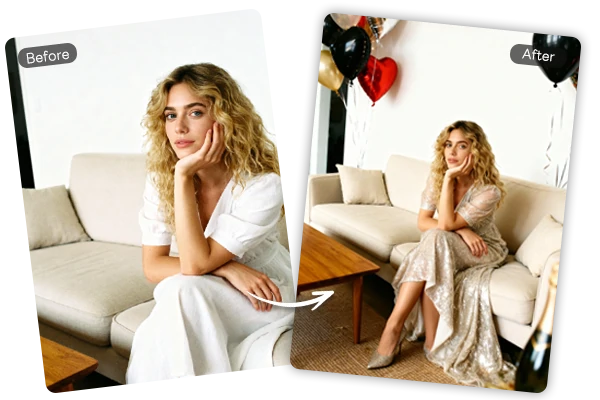 축제 분위기로 사진을 아트워크로 변환하기