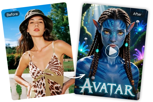 แปลงร่างภาพสาวให้เป็นตัวละครอวตาร