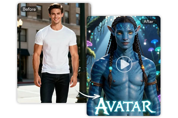 แปลงร่างภาพหนุ่มให้เป็นตัวละครอวตาร