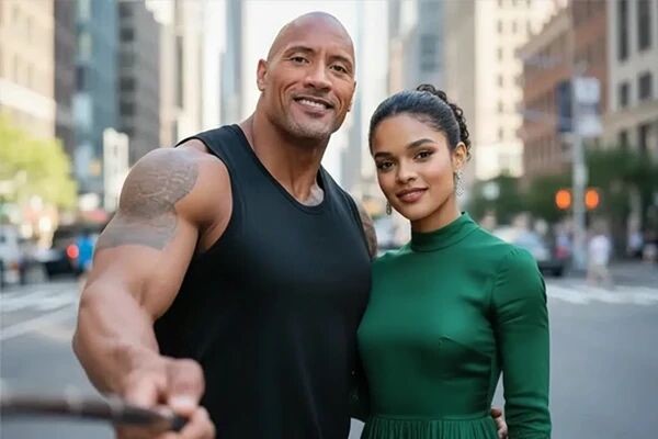 Selfie with Celebrity AI Example 1