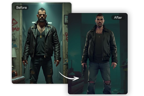 Add a GTA Effect to a Photo with AI