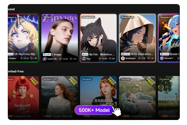 Más de 500K+ modelos de IA para elegir