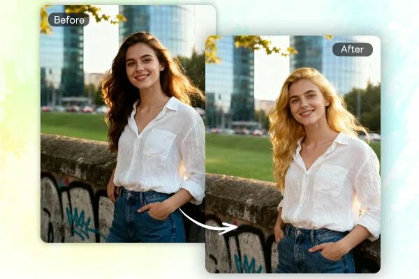 AI 髮型在線變更