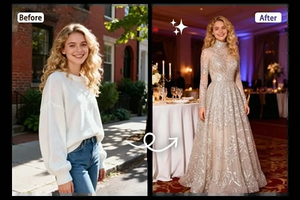 Edição de Foto de Perfil de Namoro com IA