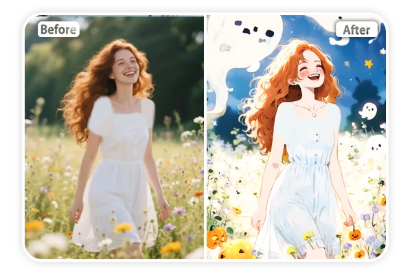 萬聖節動漫濾鏡