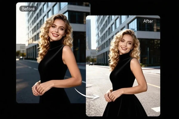 AI換裝前後對比