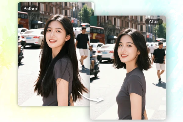 Filtro de cabello corto