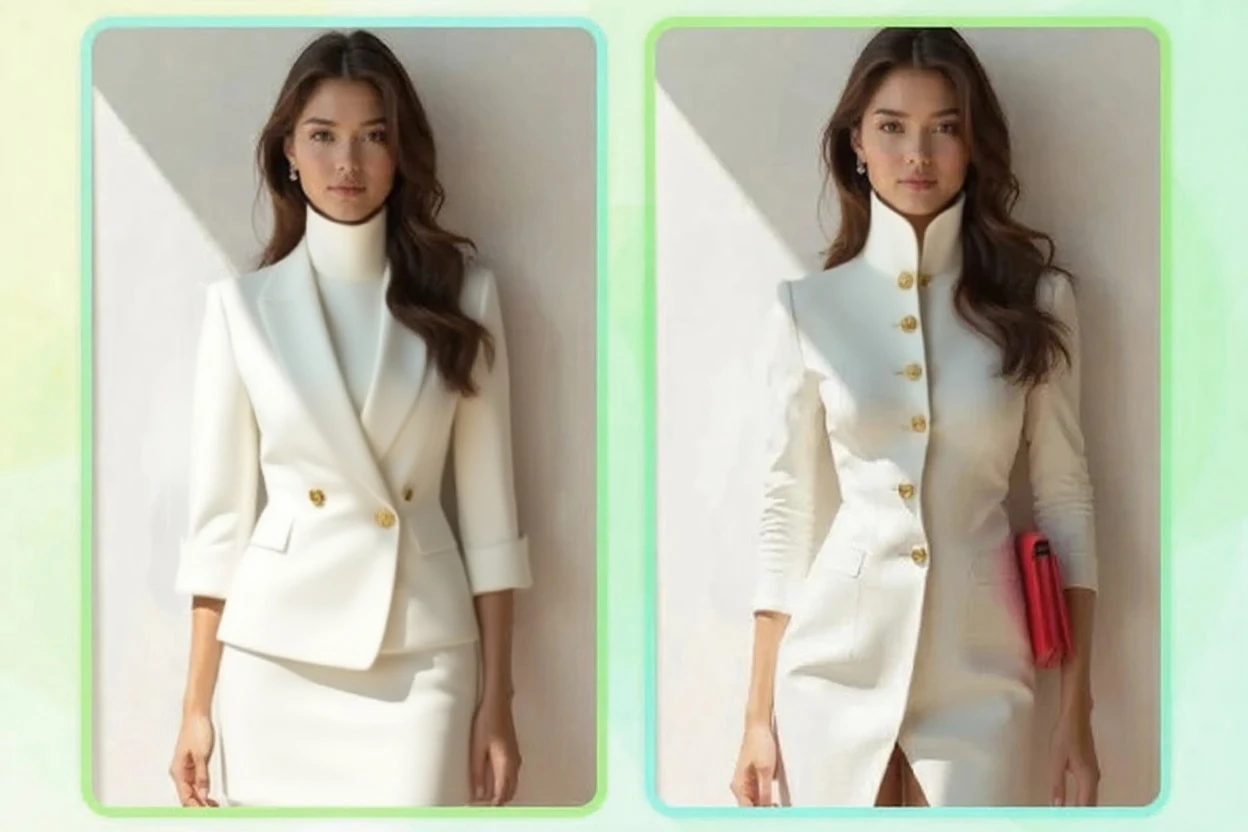 ลองเสื้อผ้า